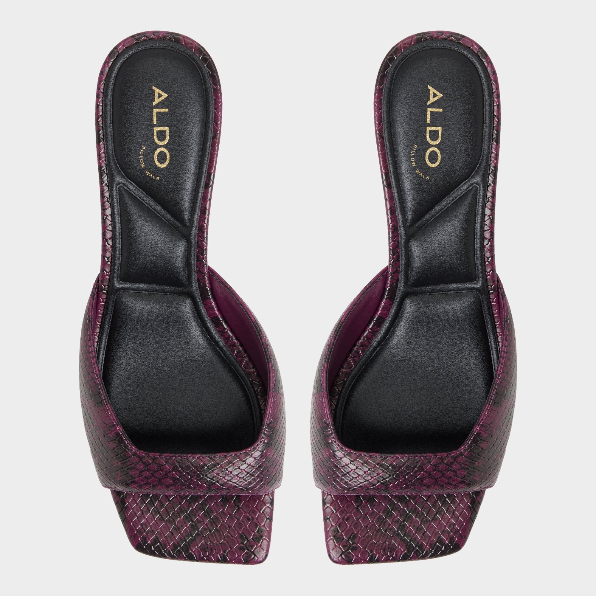Aldo | Aneky in Bordo - Heeled mule, Block heel