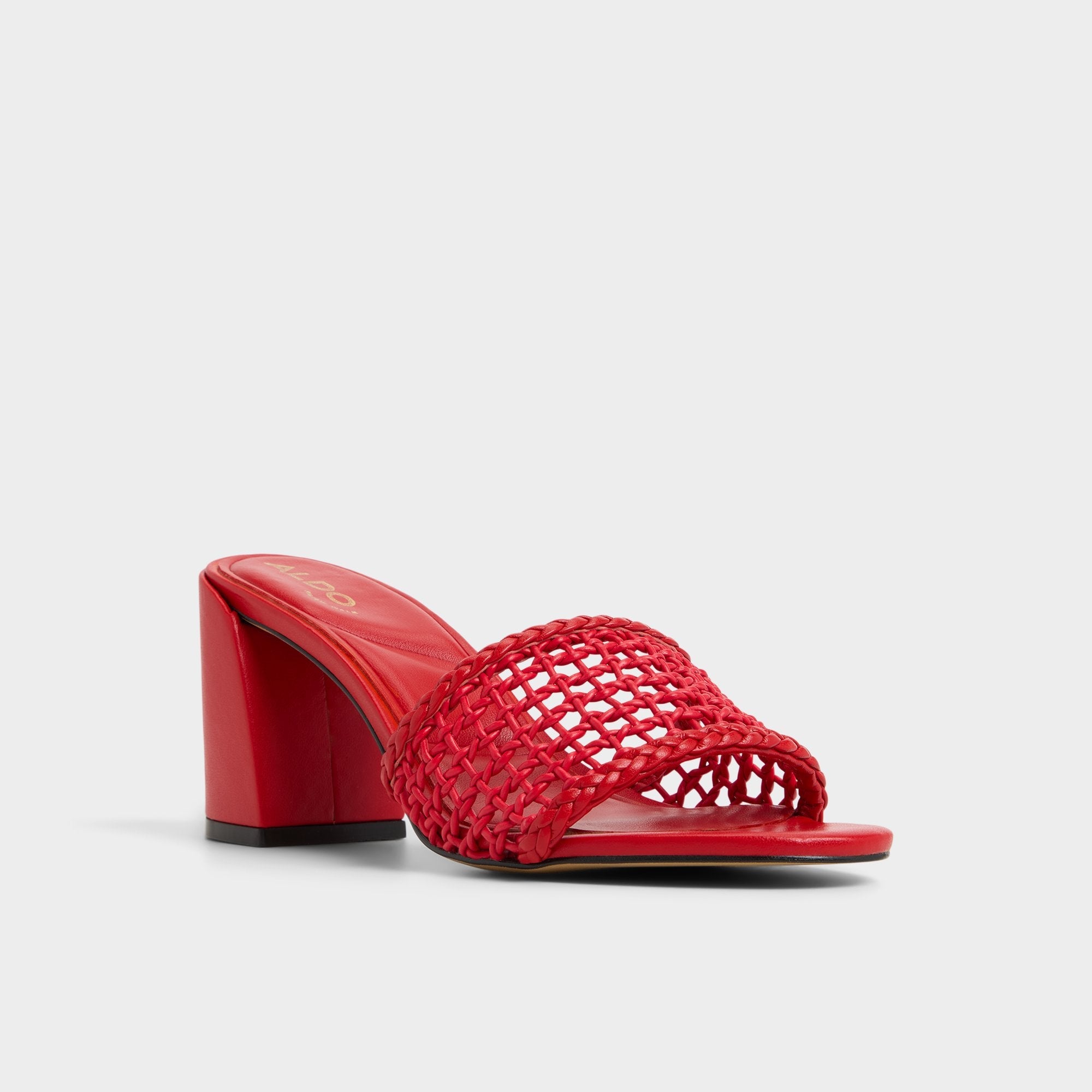 Aldo | Beachdate Bright Red Women's Block heels - Heeled mule, Block heel