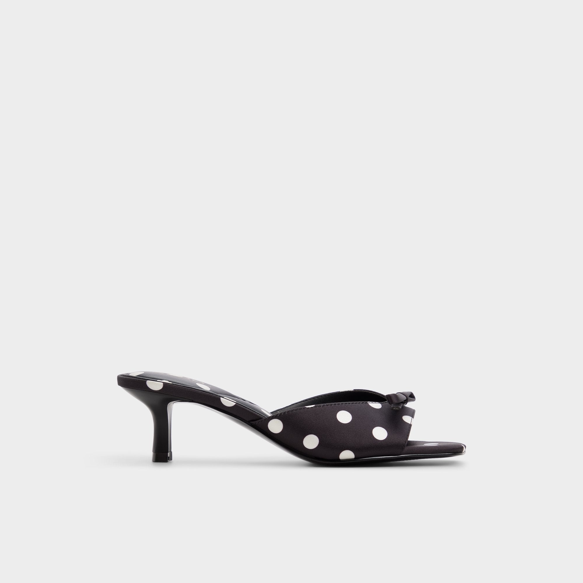 Aldo | Belerose in Black White - Heeled mule, Stiletto heel