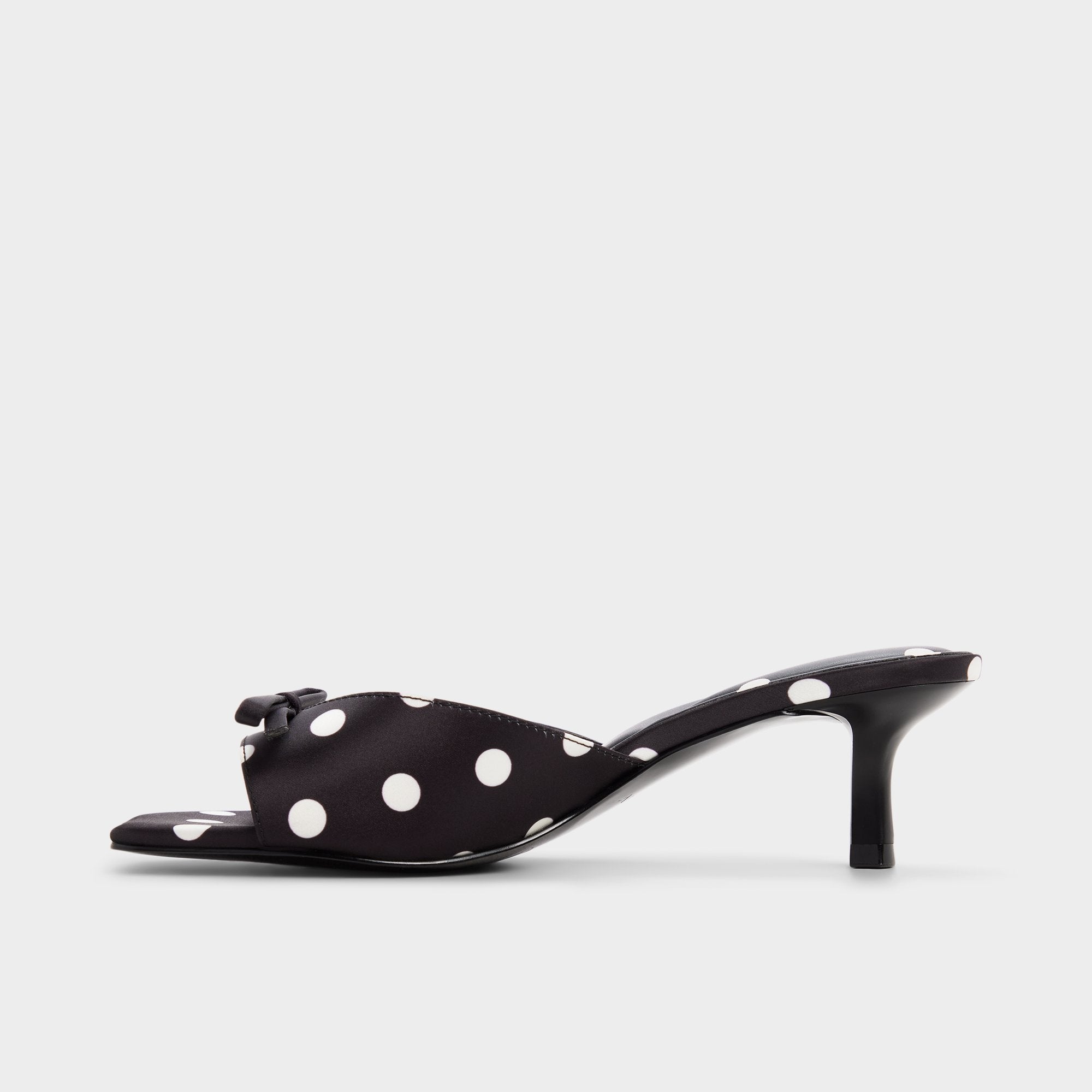 Aldo | Belerose in Black White - Heeled mule, Stiletto heel