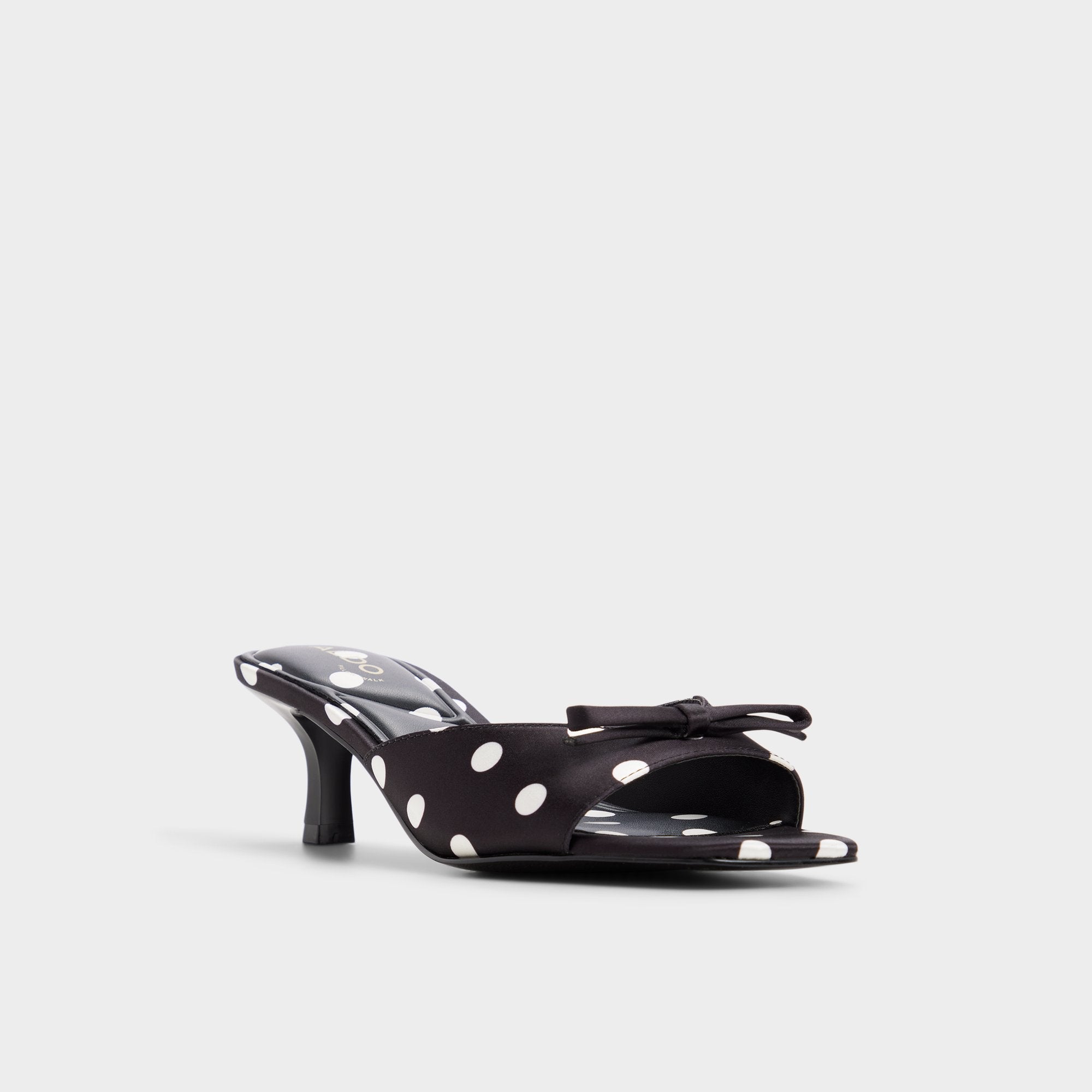 Aldo | Belerose in Black White - Heeled mule, Stiletto heel