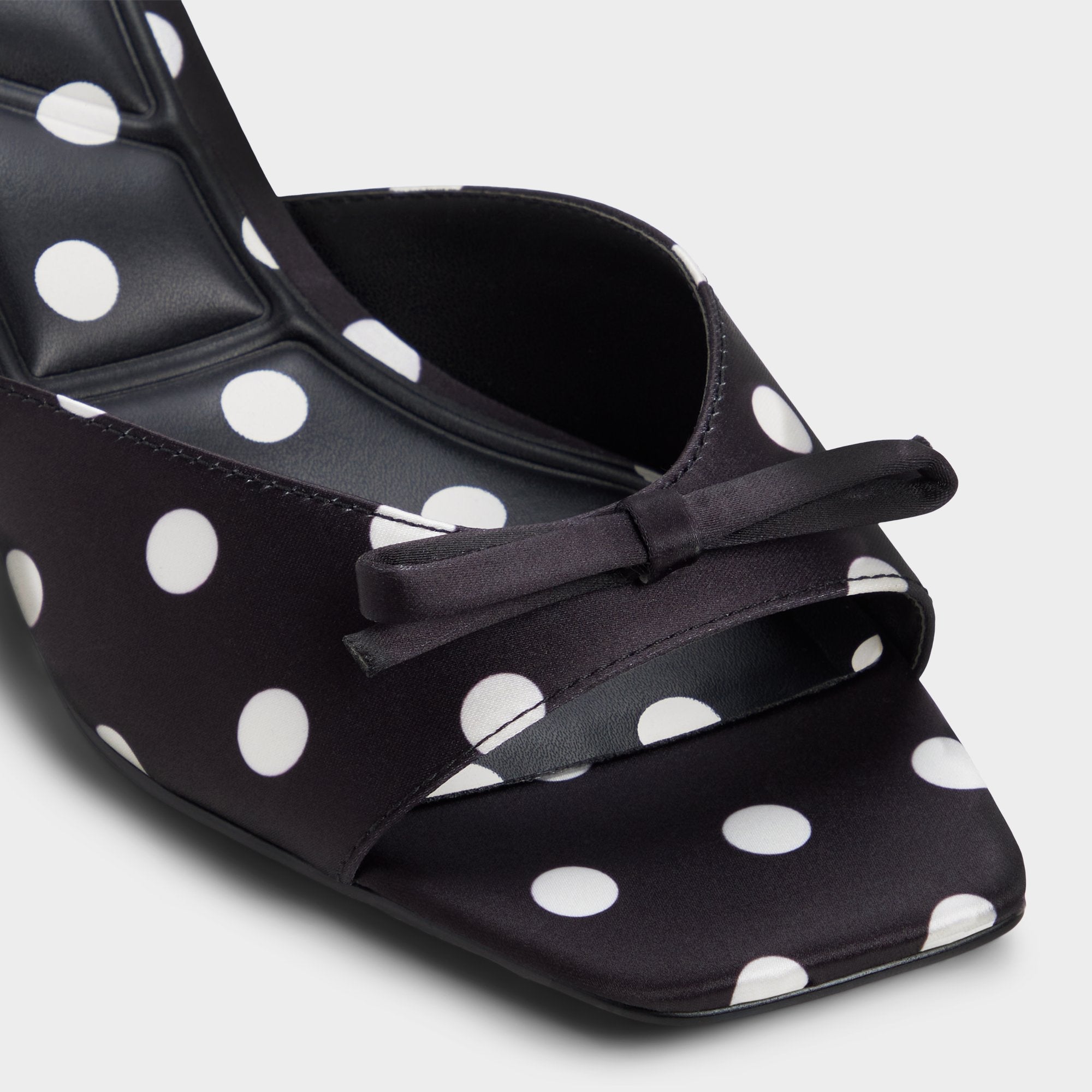 Aldo | Belerose in Black White - Heeled mule, Stiletto heel