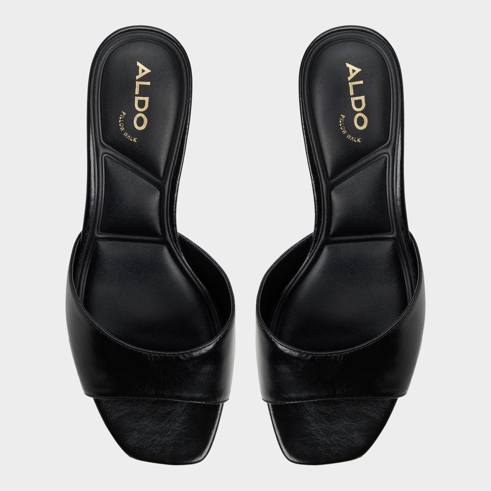 Aldo | Haeden Black Women's Heeled mules - Heeled mule, Kitten heel