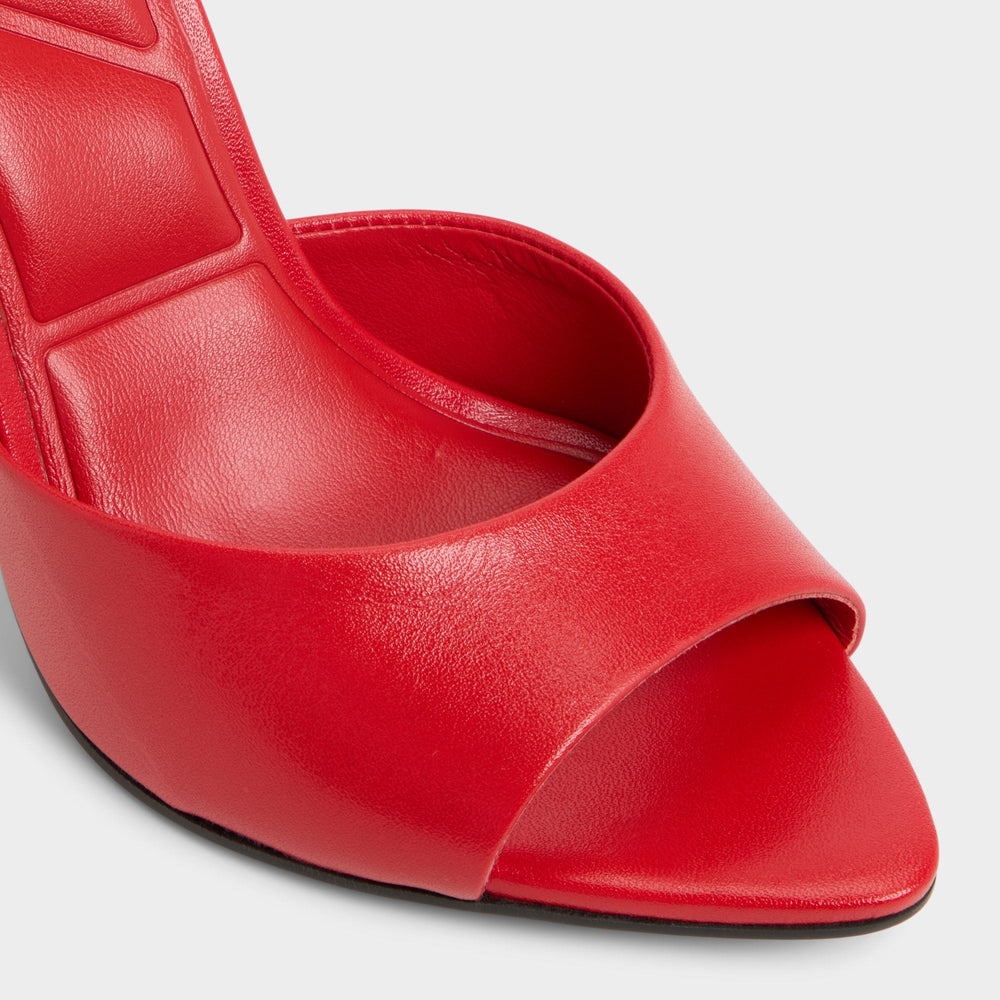 Aldo | Madelan in Bright Red - Heeled mule, Stiletto heel