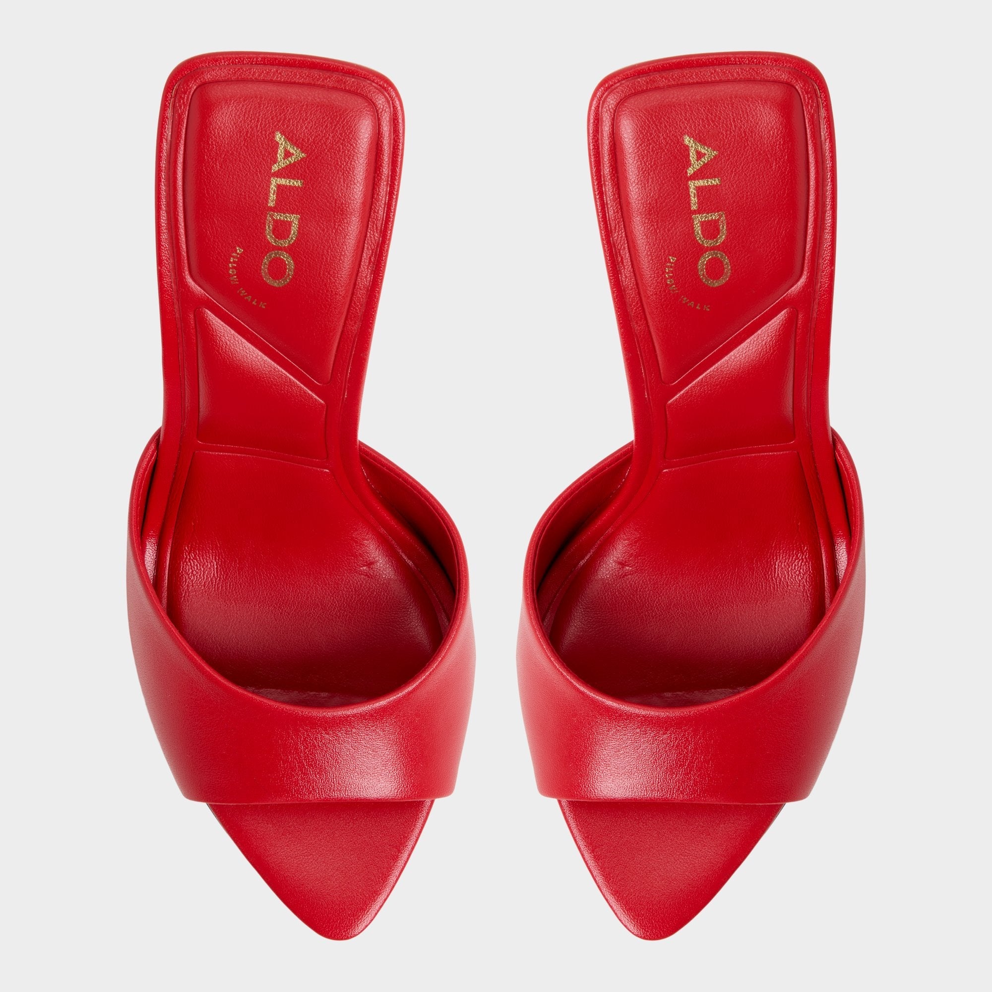 Aldo | Madelan in Bright Red - Heeled mule, Stiletto heel