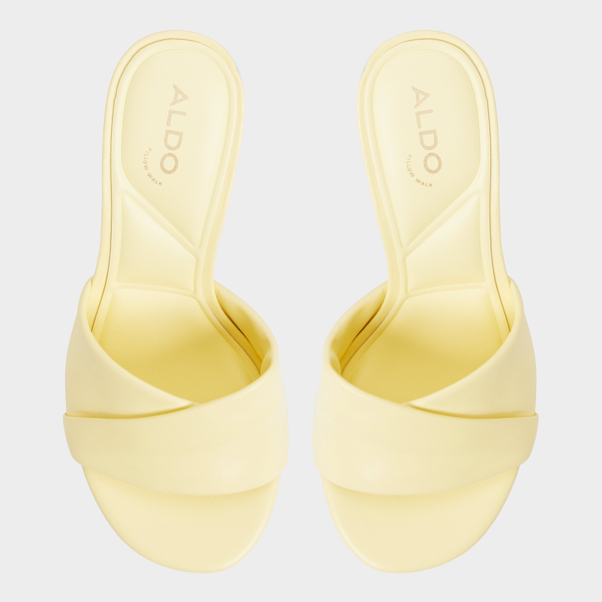 Aldo | Lyhanna Light Yellow Women's Heeled mules - Heeled mule, Stiletto heel