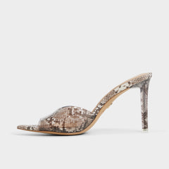 Aldo | Anitabrilden Other Grey Women's Mule slides - Heeled mule, Stiletto heel