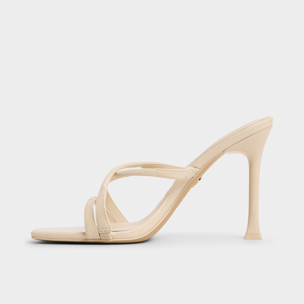 Aldo | Velaia Light Beige Women's Heeled mules - Heeled mule, Stiletto heel