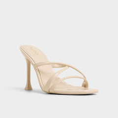 Aldo | Velaia Light Beige Women's Heeled mules - Heeled mule, Stiletto heel