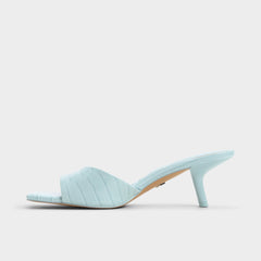Aldo | Enchanting Pastel Blue Women's Heeled mules - Heeled mule, Kitten heel