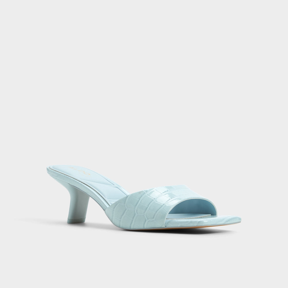 Aldo | Enchanting Pastel Blue Women's Heeled mules - Heeled mule, Kitten heel