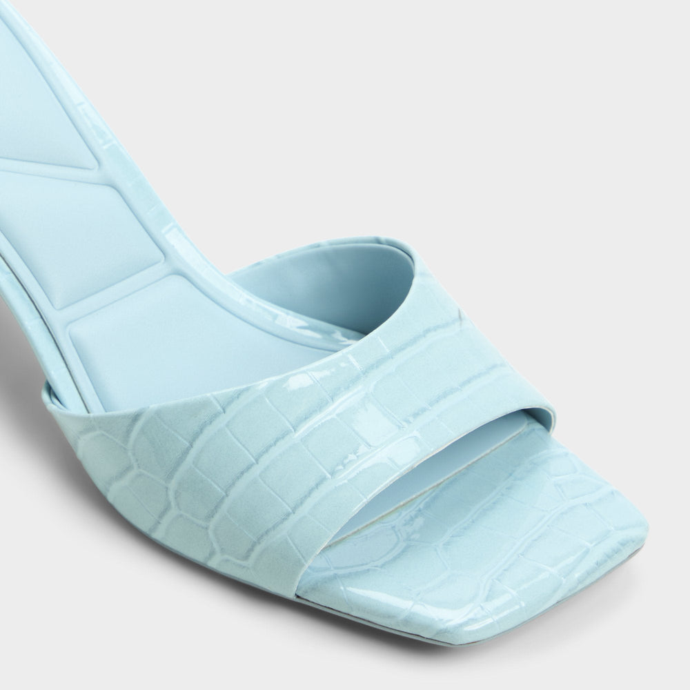 Aldo | Enchanting Pastel Blue Women's Heeled mules - Heeled mule, Kitten heel