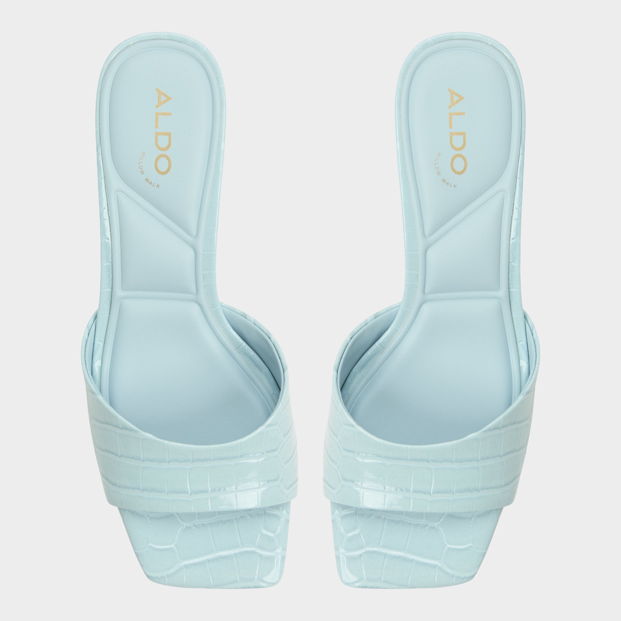 Aldo | Enchanting Pastel Blue Women's Heeled mules - Heeled mule, Kitten heel