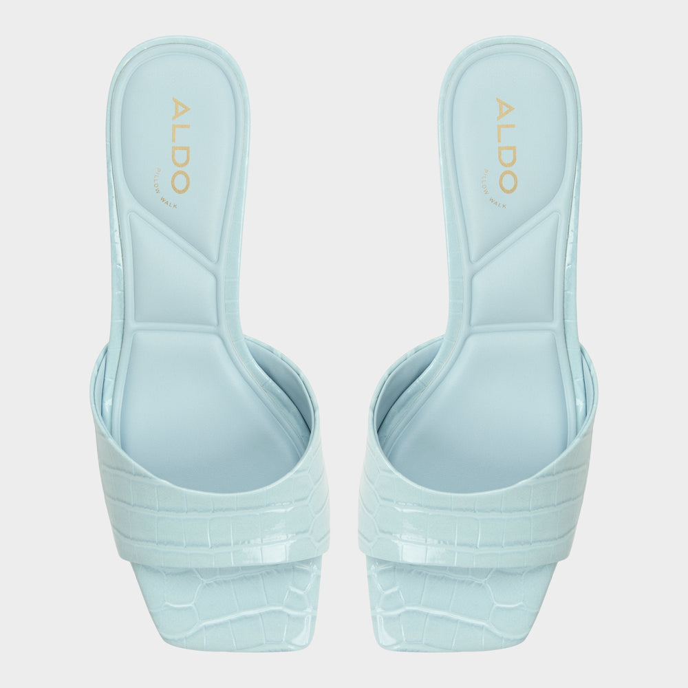 Aldo | Enchanting Pastel Blue Women's Heeled mules - Heeled mule, Kitten heel