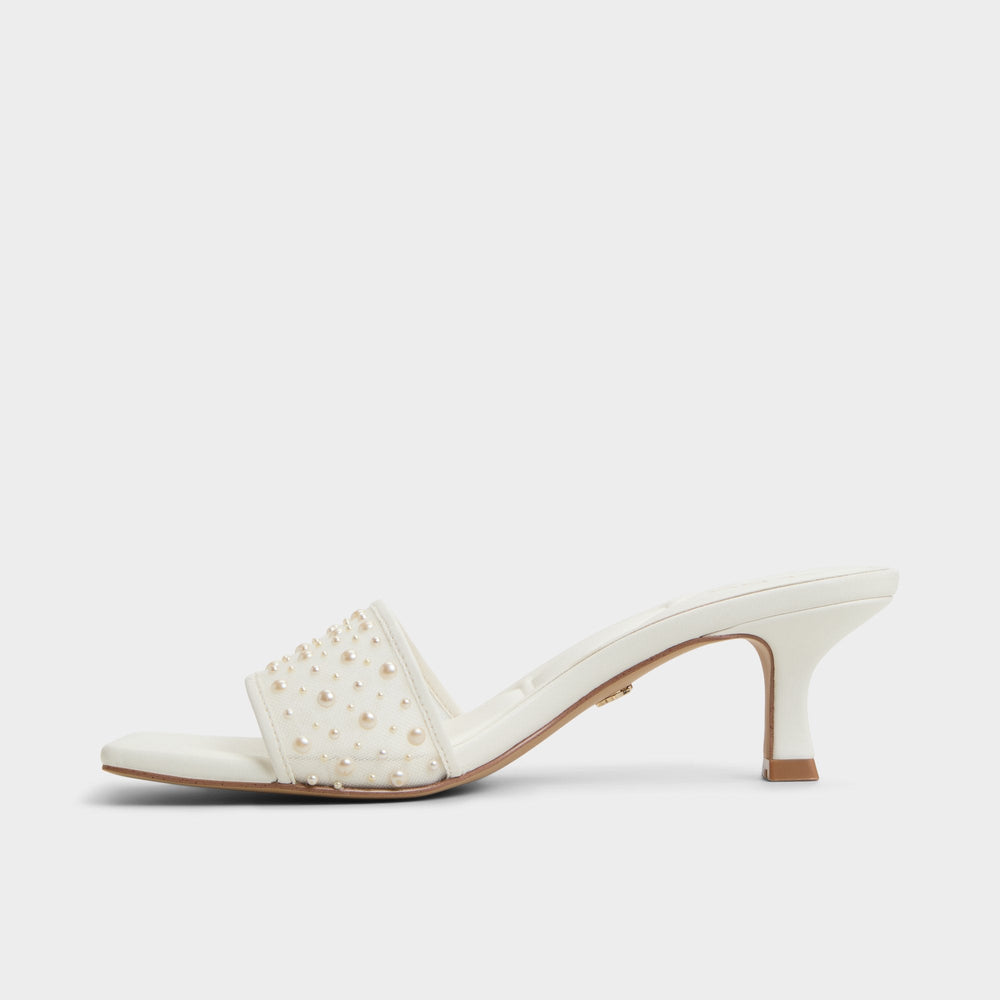 Aldo | Pearlia White Women's Heeled mules - Heeled mule
