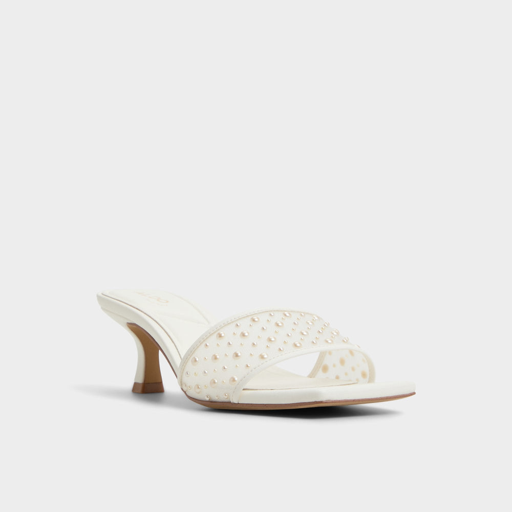 Aldo | Pearlia White Women's Heeled mules - Heeled mule