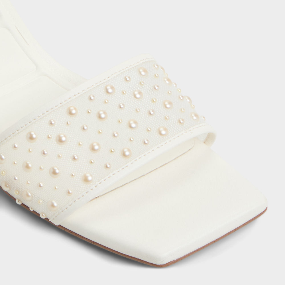 Aldo | Pearlia White Women's Heeled mules - Heeled mule