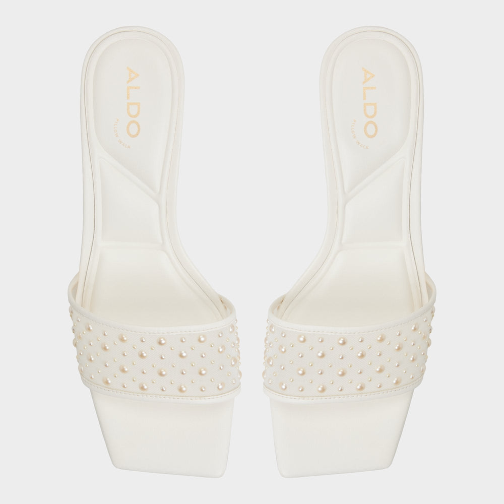Aldo | Pearlia White Women's Heeled mules - Heeled mule