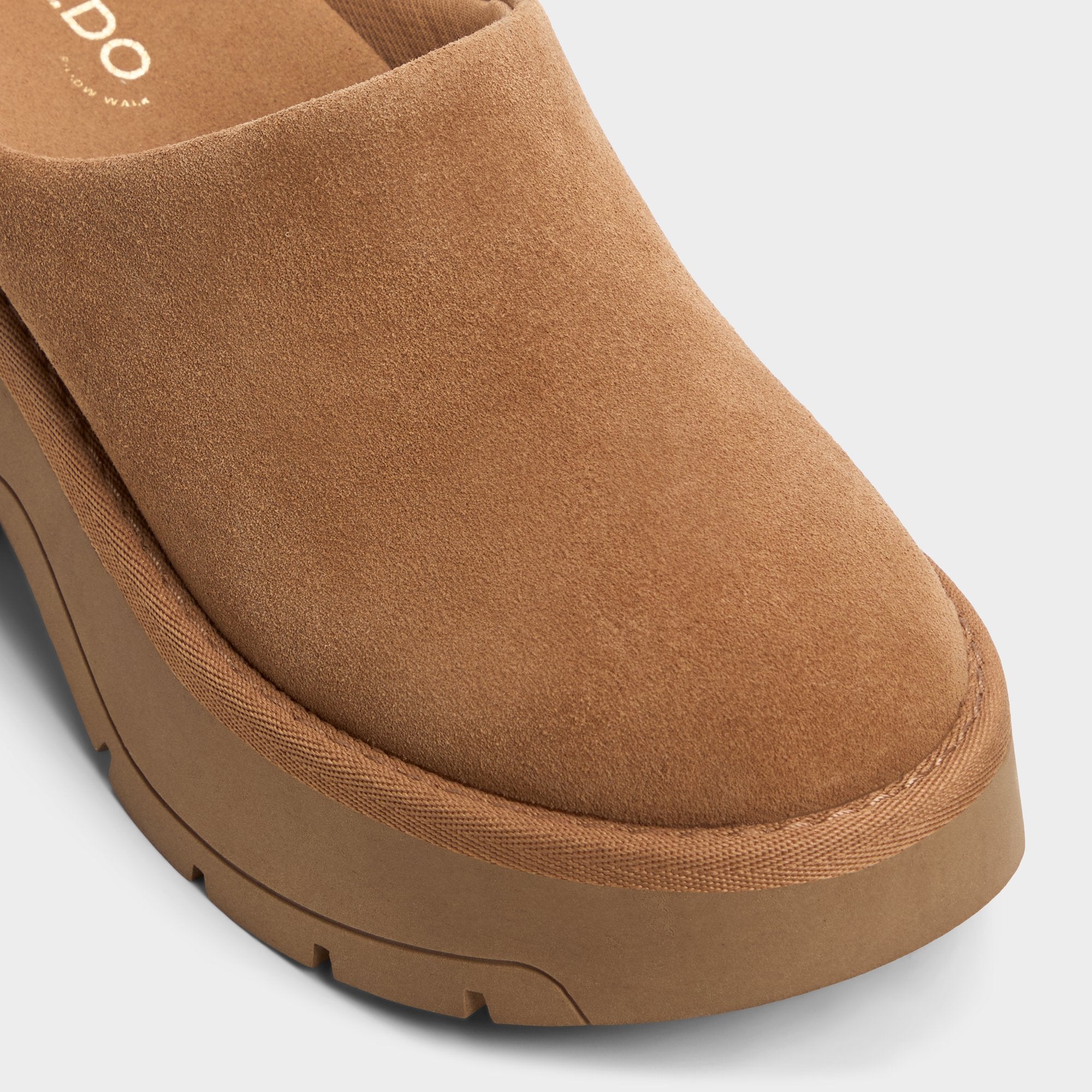 Aldo | Academia Camel Women's Cold Weather Shoes - Heeled mule, Lug sole