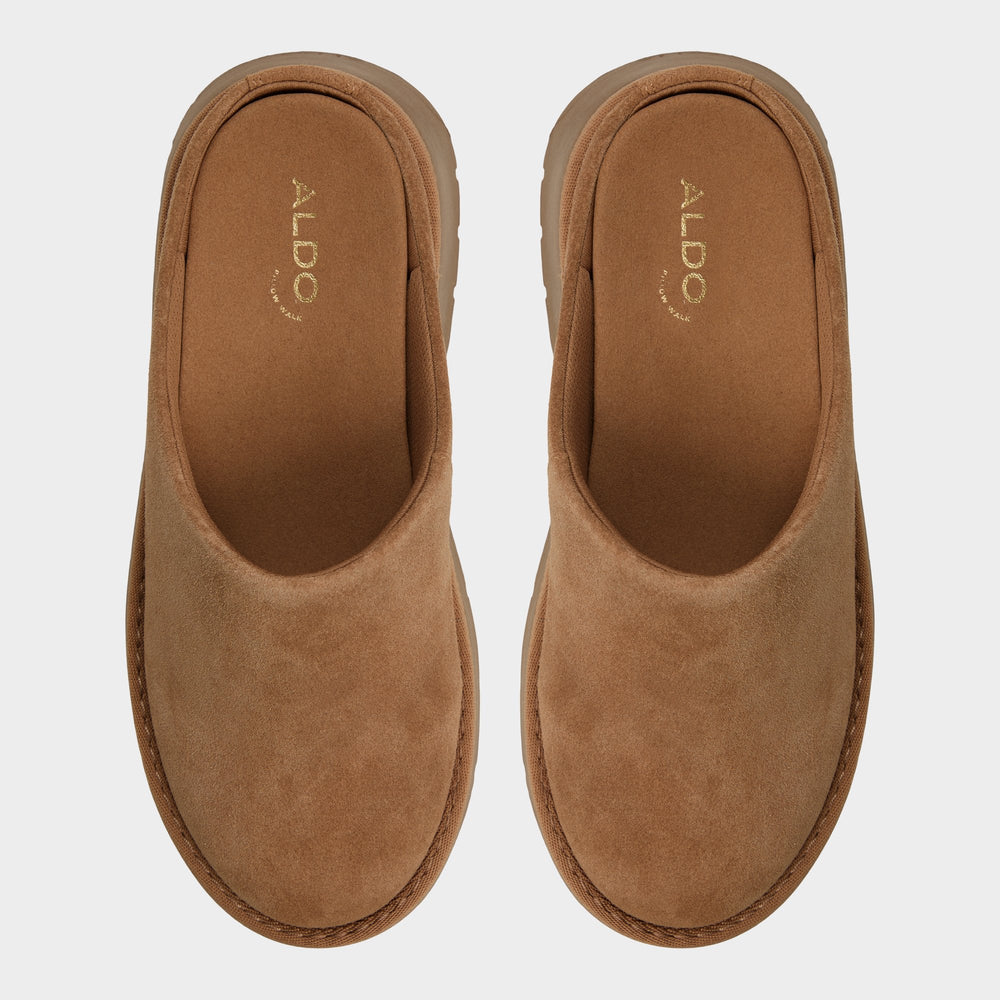 Aldo | Academia Camel Women's Cold Weather Shoes - Heeled mule, Lug sole