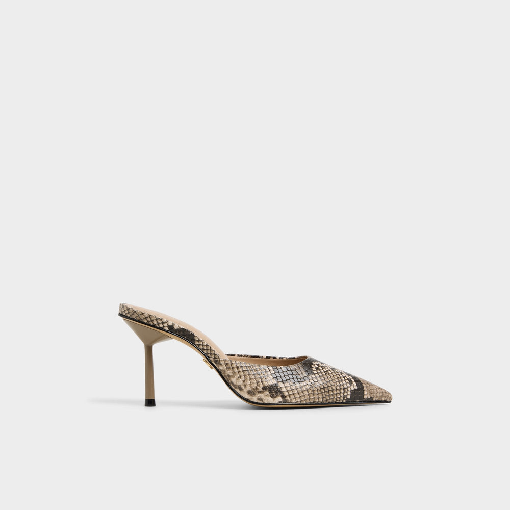 Aldo | Beatrixy Python Women's Heeled mules - Heeled mule, Stiletto heel