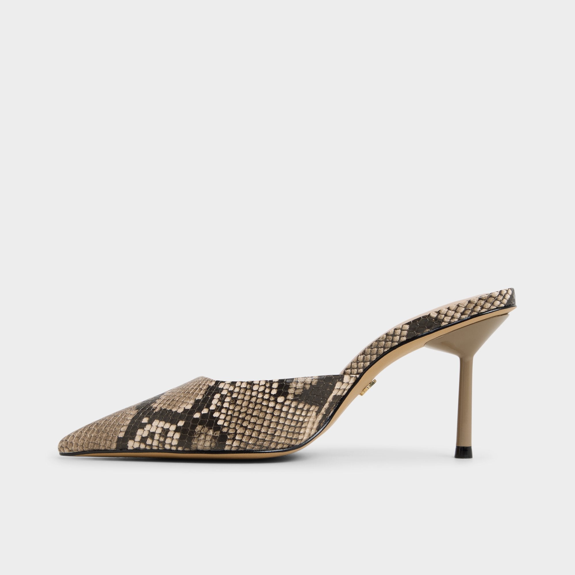 Aldo | Beatrixy Python Women's Heeled mules - Heeled mule, Stiletto heel