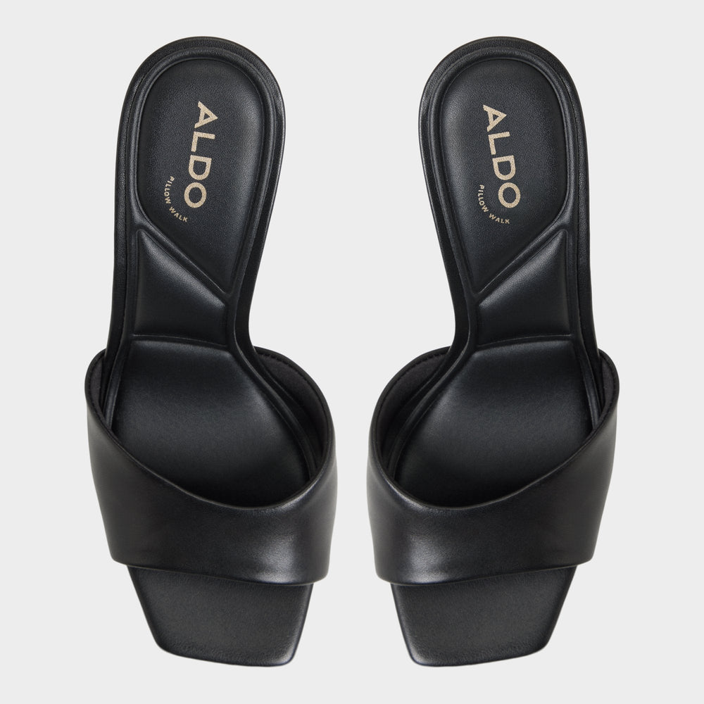 Aldo | Jennifer in Black - Heeled mule, Stiletto heel