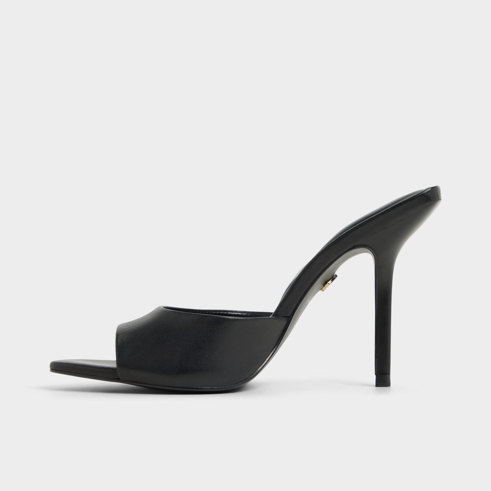 Aldo | Madelan in Black - Heeled mule, Stiletto heel