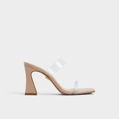 Aldo | Calley Tan Women's Heeled mules - Heeled mule, Block heel