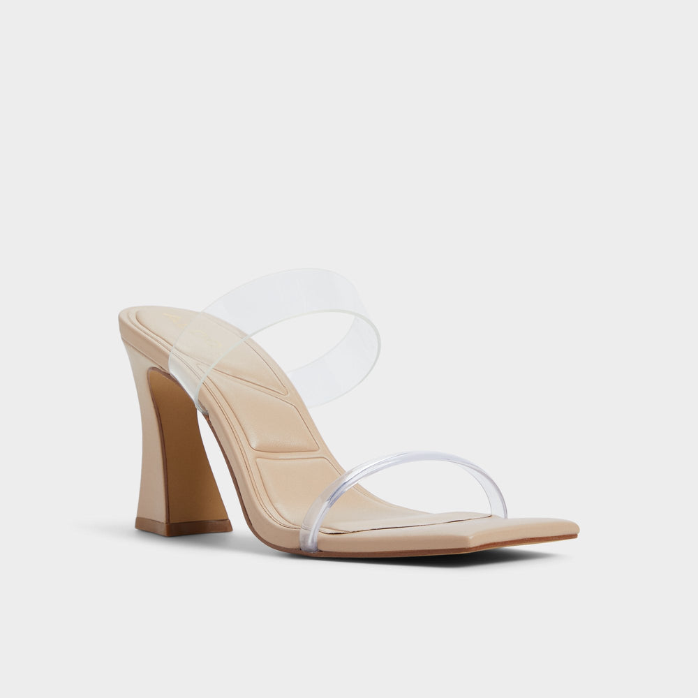 Aldo | Calley Tan Women's Heeled mules - Heeled mule, Block heel