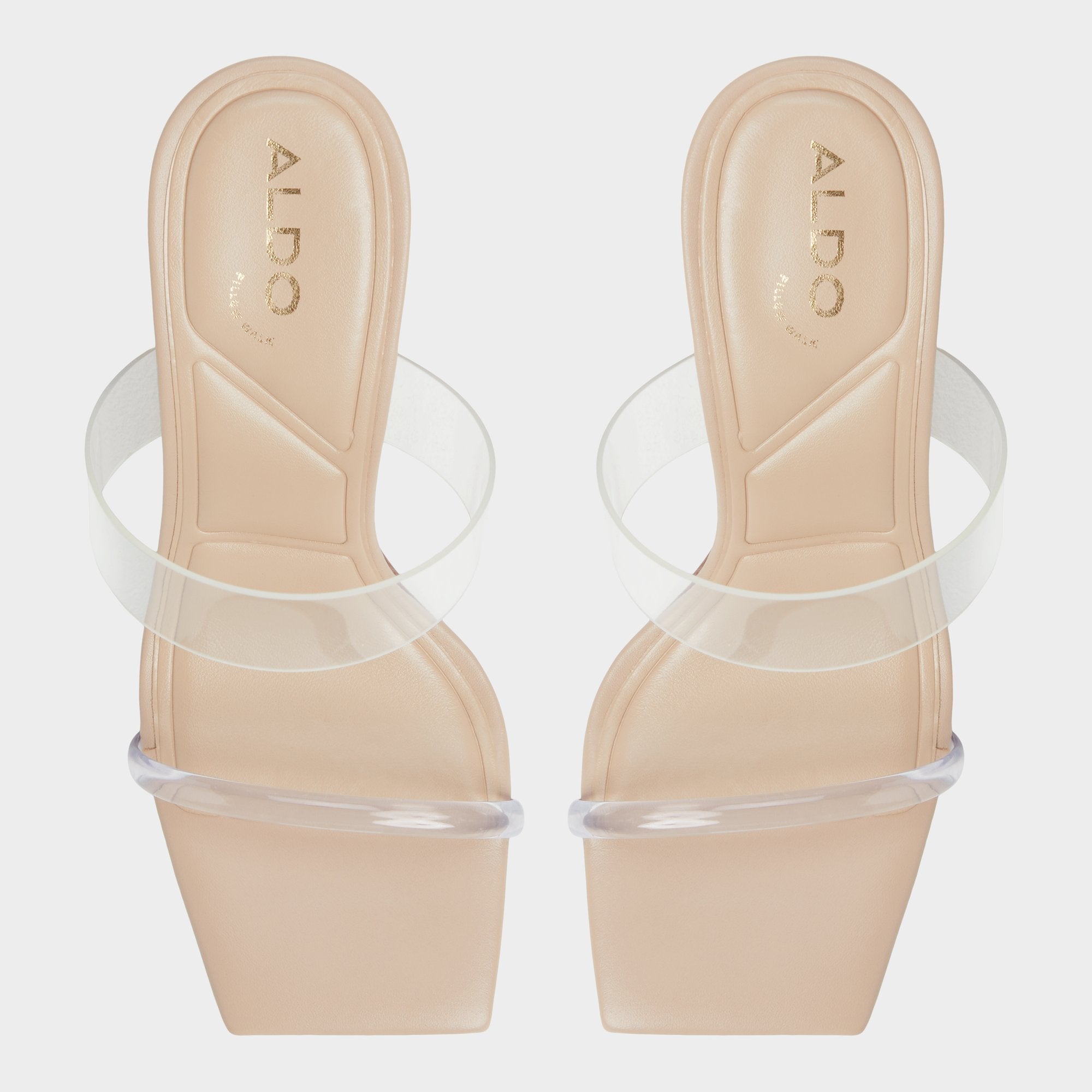 Aldo | Calley Tan Women's Heeled mules - Heeled mule, Block heel