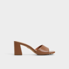 Aldo | Tisha Tan Women's Heeled mules - Heeled mule, Block heel