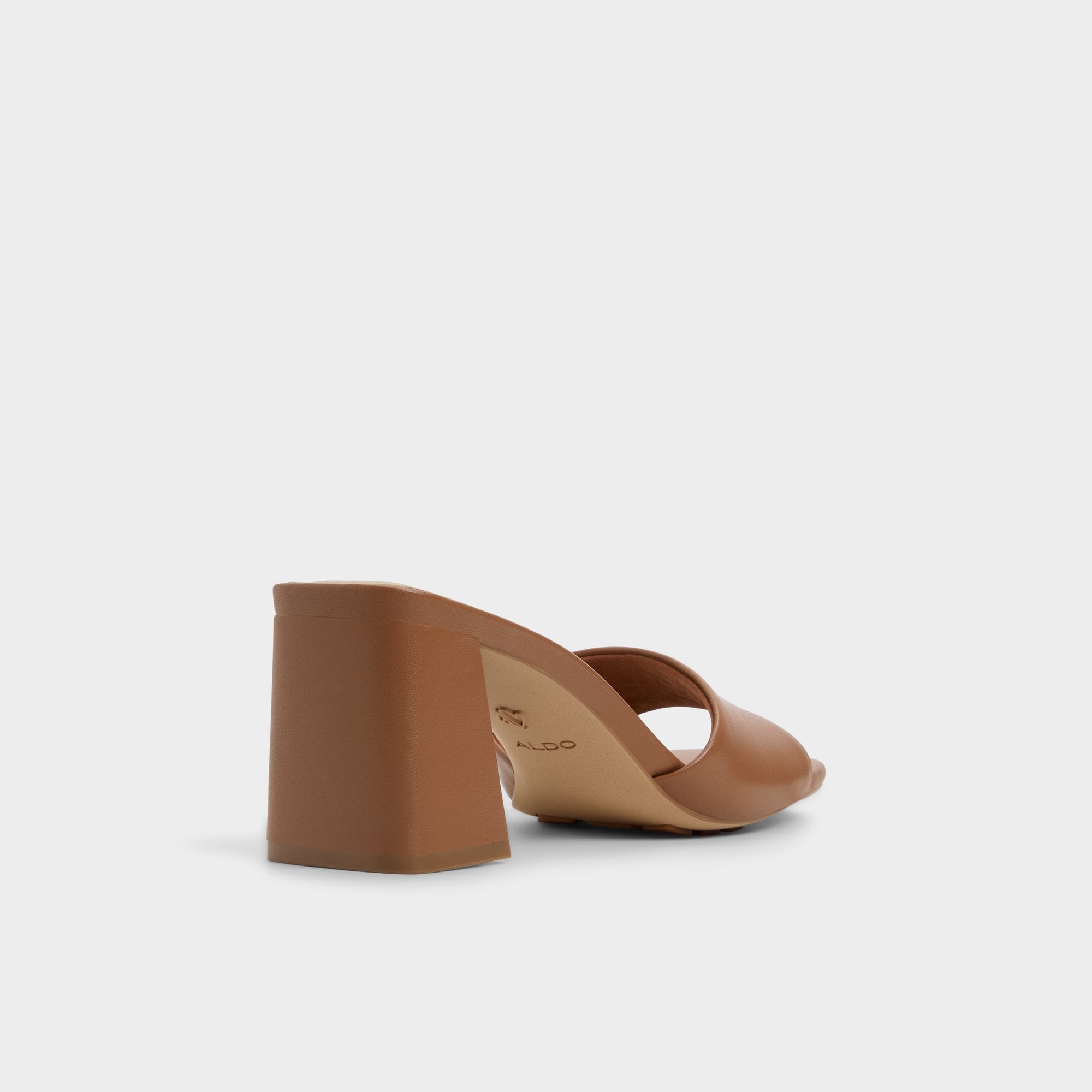 Aldo | Tisha Tan Women's Heeled mules - Heeled mule, Block heel