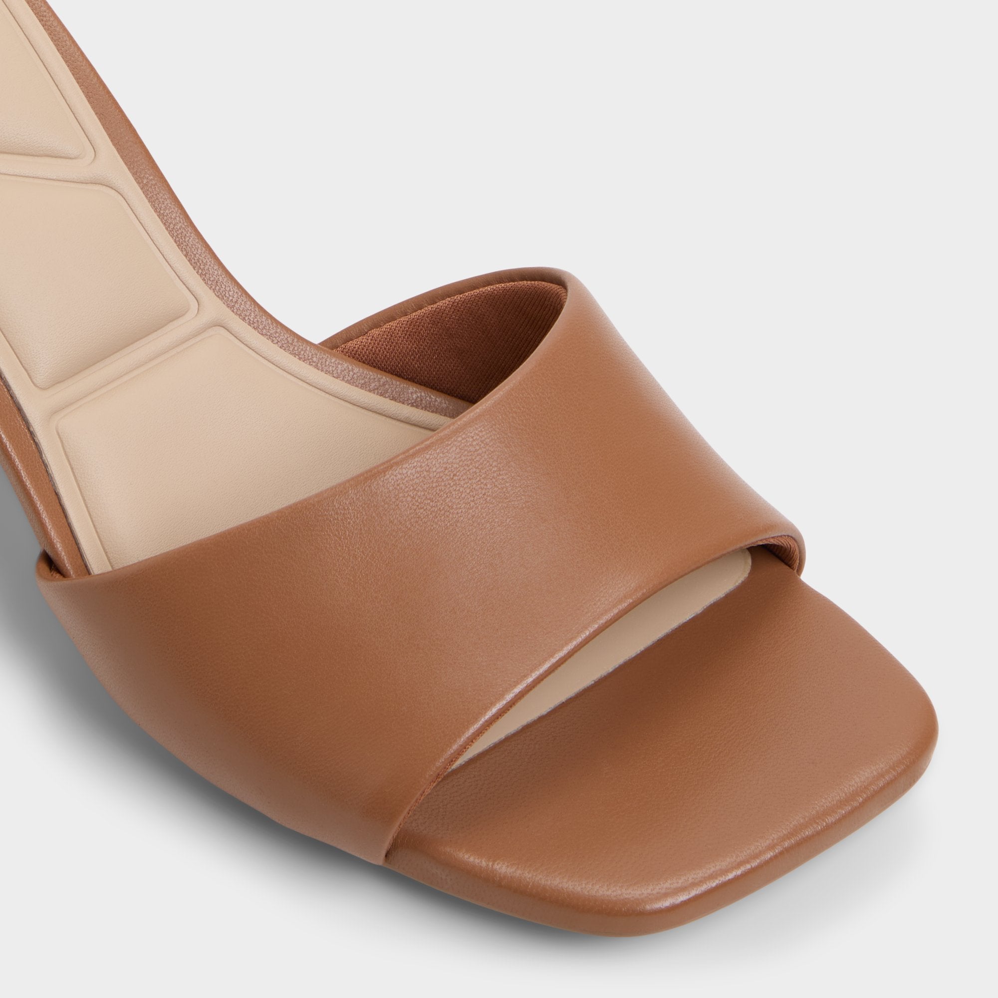 Aldo | Tisha Tan Women's Heeled mules - Heeled mule, Block heel