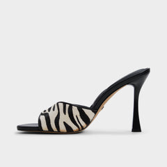 Aldo | Evadalia White/Black Women's Heeled mules - Heeled mule
