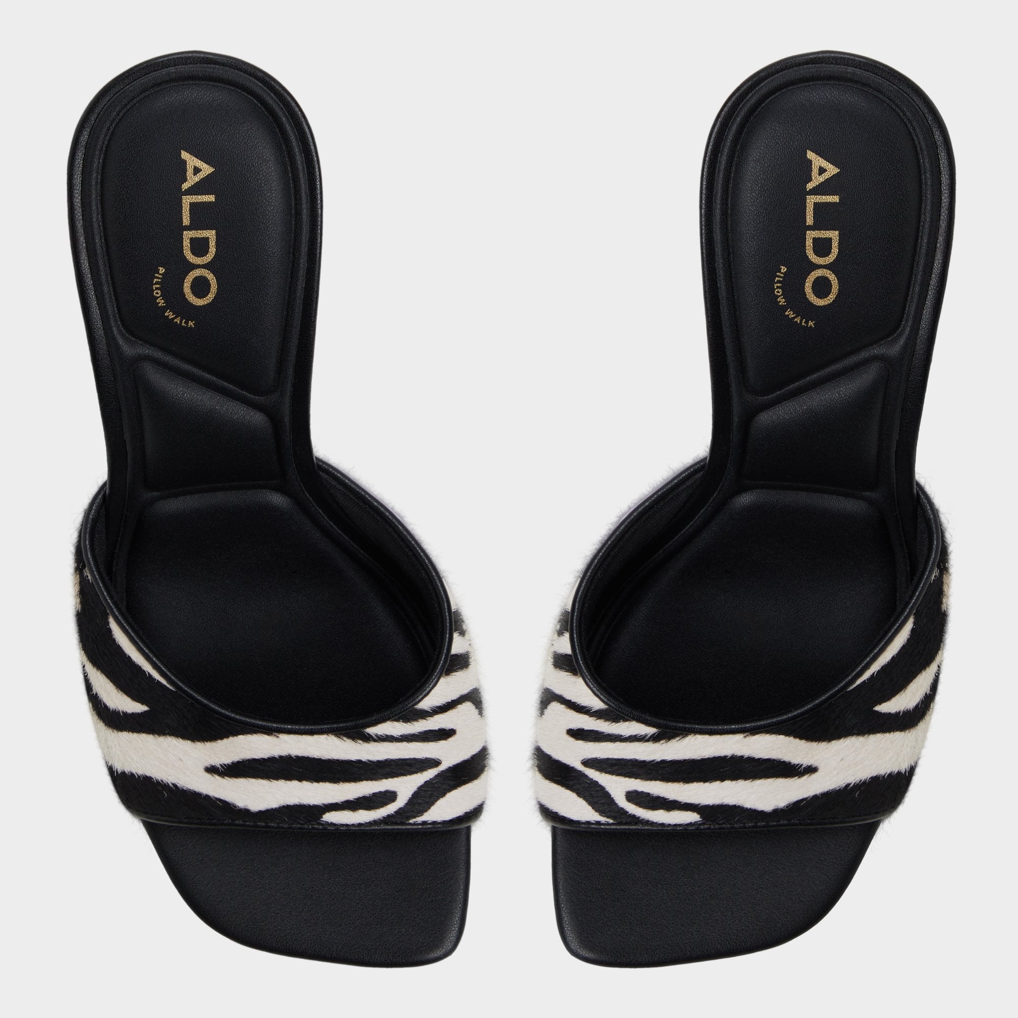 Aldo | Evadalia White/Black Women's Heeled mules - Heeled mule