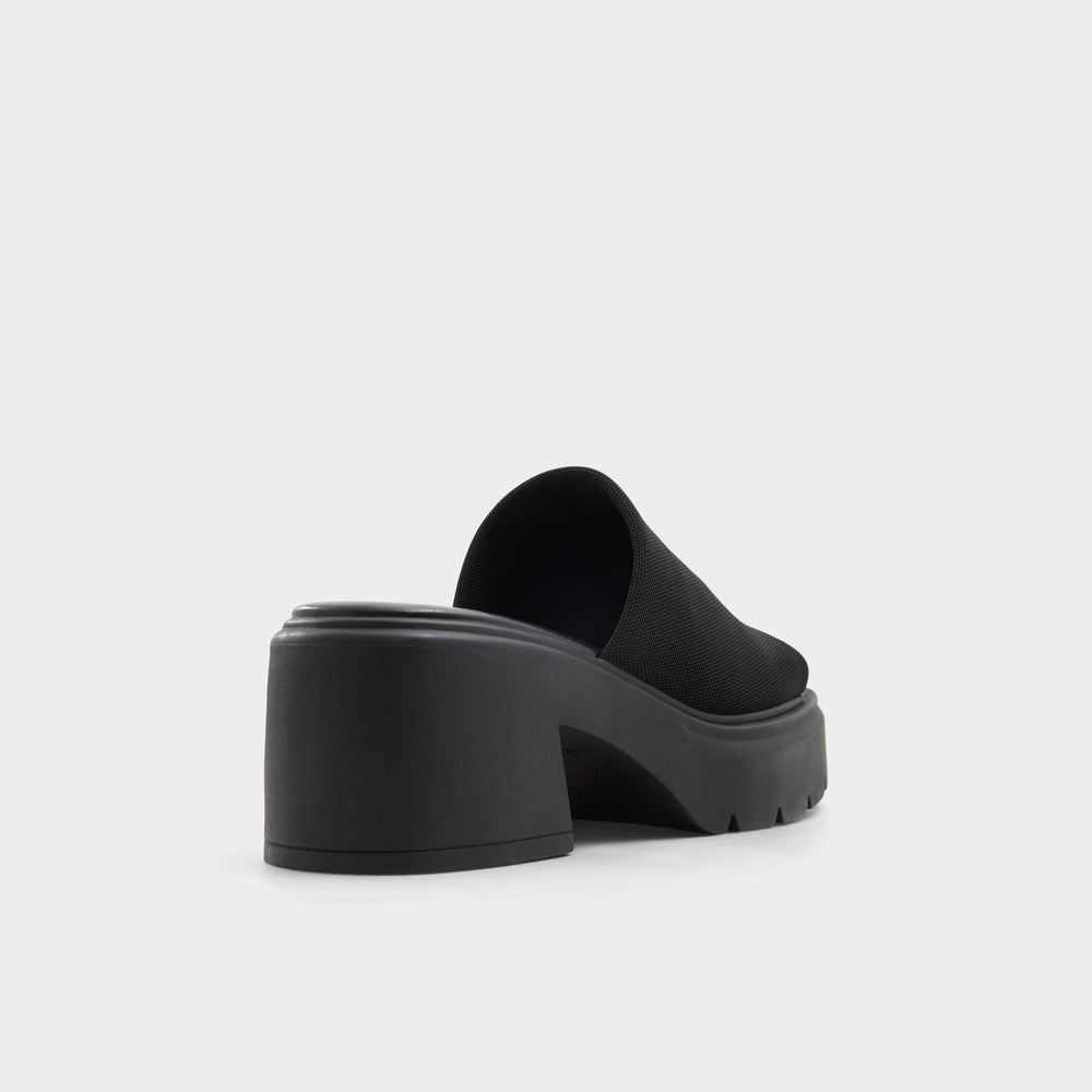 Aldo | Harrietta Black Women's Wedges - Heeled mule, Block heel