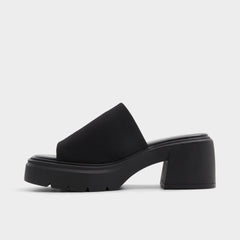 Aldo | Harrietta Black Women's Wedges - Heeled mule, Block heel