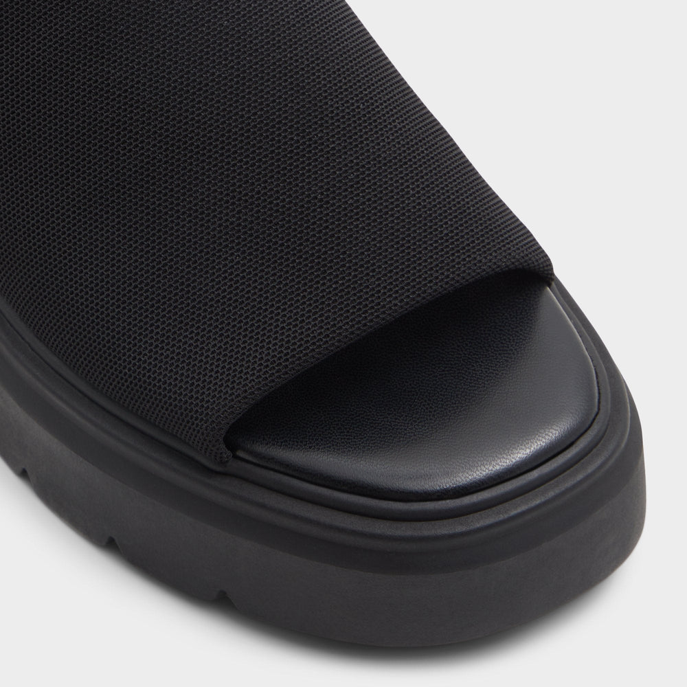 Aldo | Harrietta Black Women's Wedges - Heeled mule, Block heel