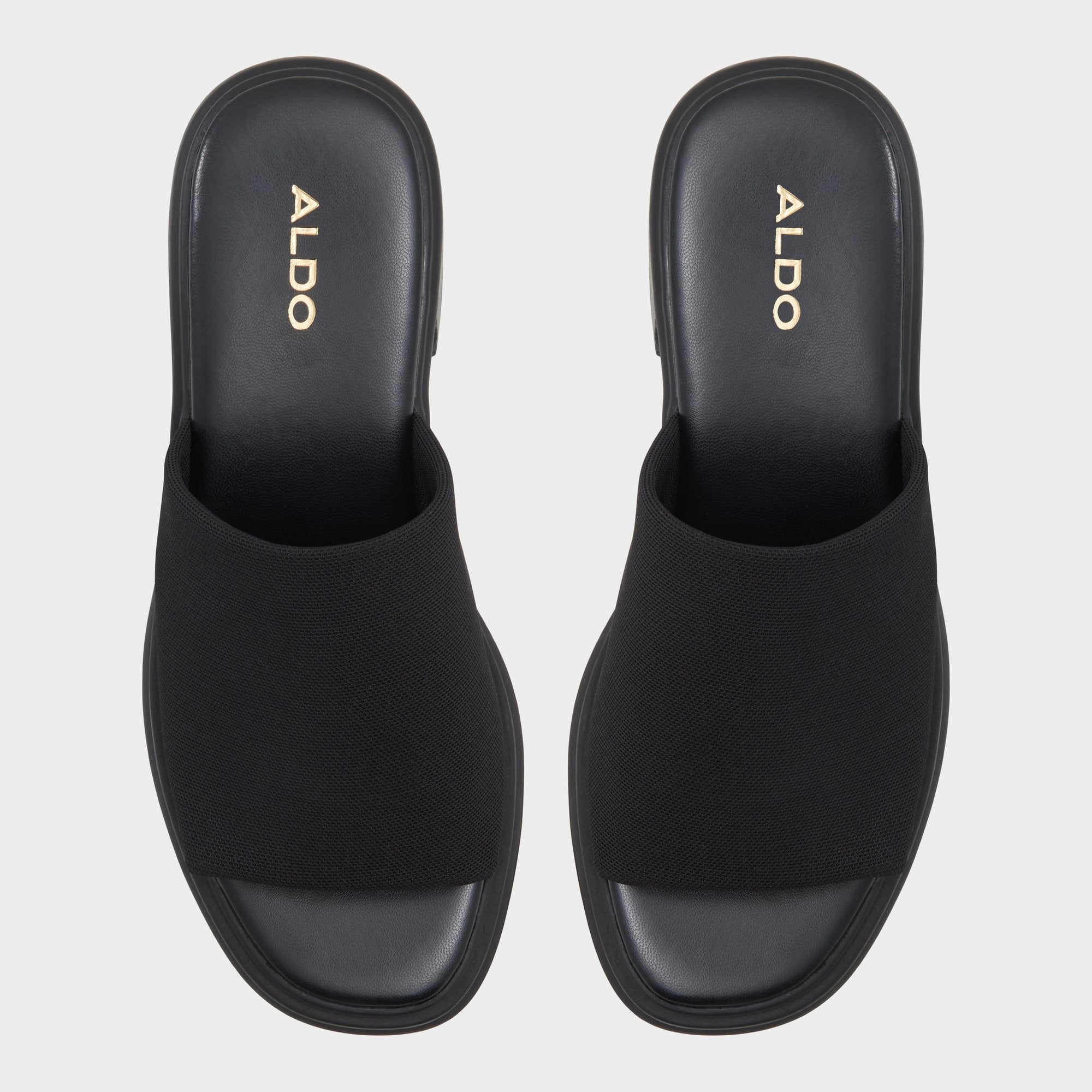 Aldo | Harrietta Black Women's Wedges - Heeled mule, Block heel