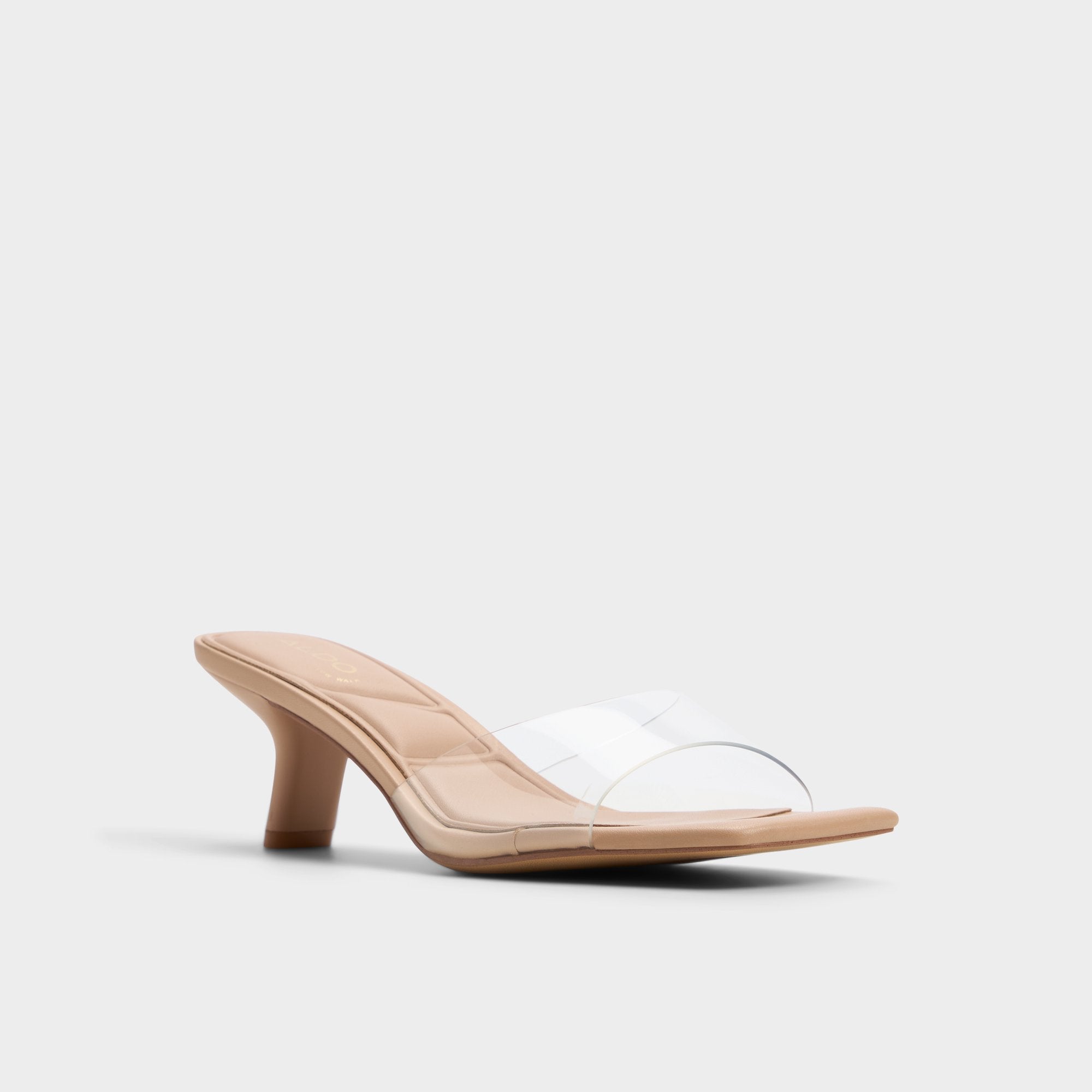 Aldo | Enchanting Tan Women's Heeled mules - Heeled mule, Kitten heel