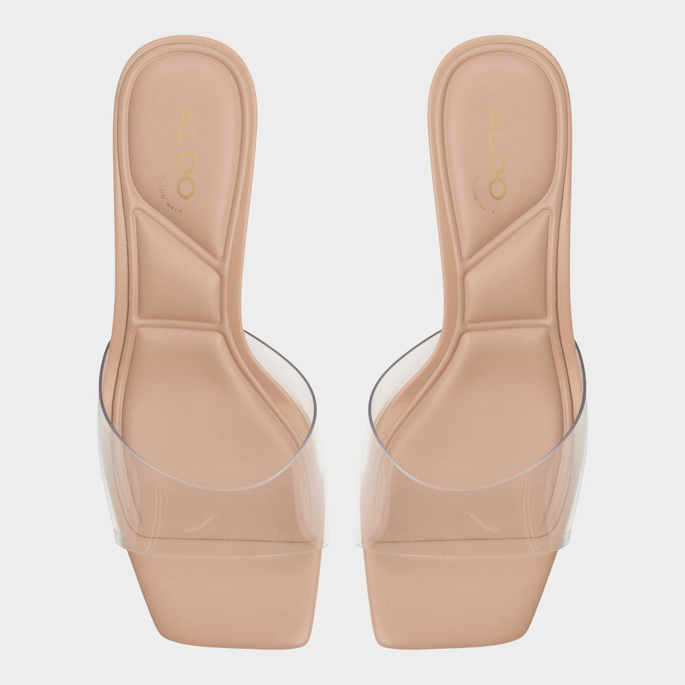 Aldo | Enchanting Tan Women's Heeled mules - Heeled mule, Kitten heel