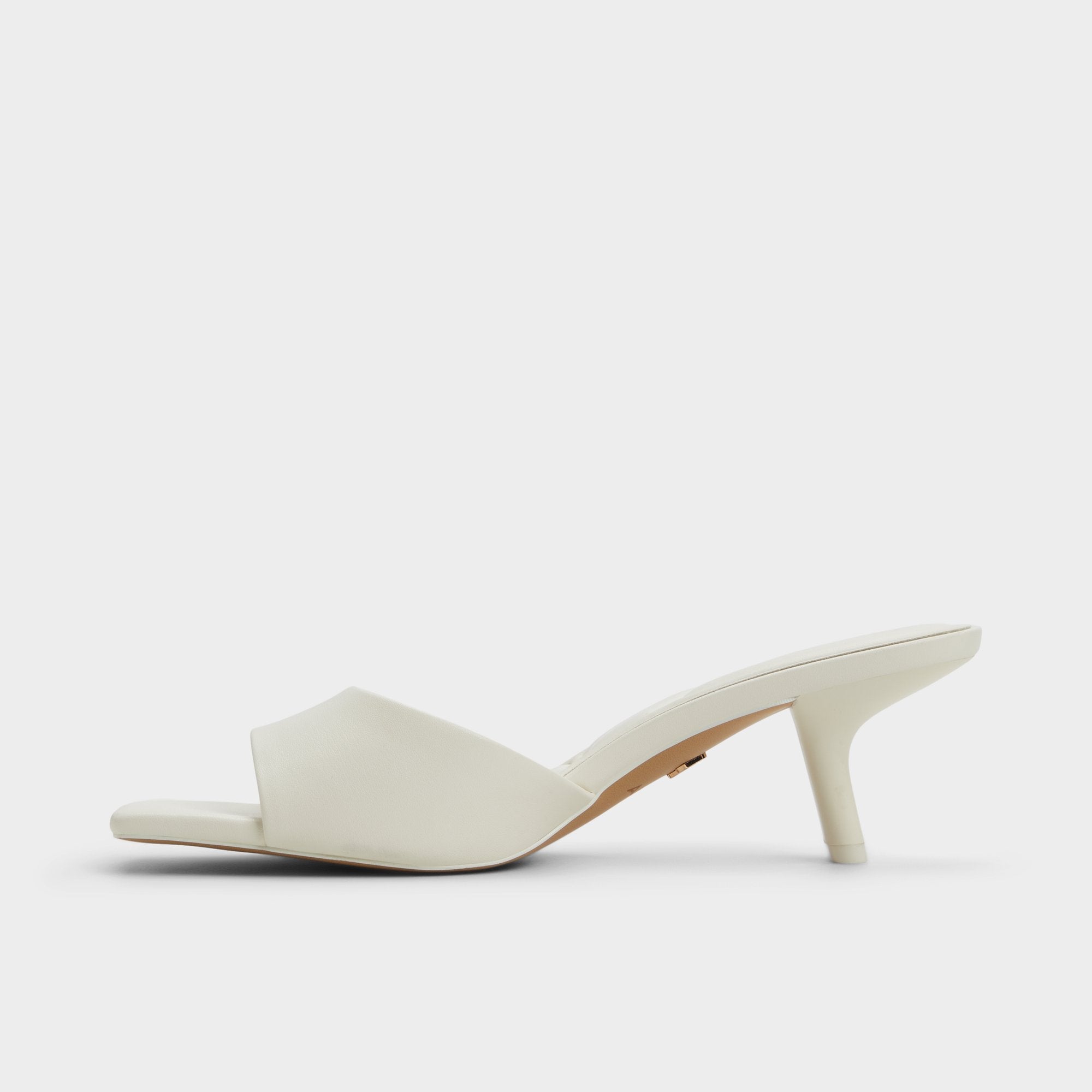 Aldo | Enchanting White Women's Heeled mules - Heeled mule, Kitten heel
