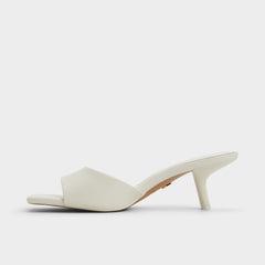 Aldo | Enchanting White Women's Heeled mules - Heeled mule, Kitten heel