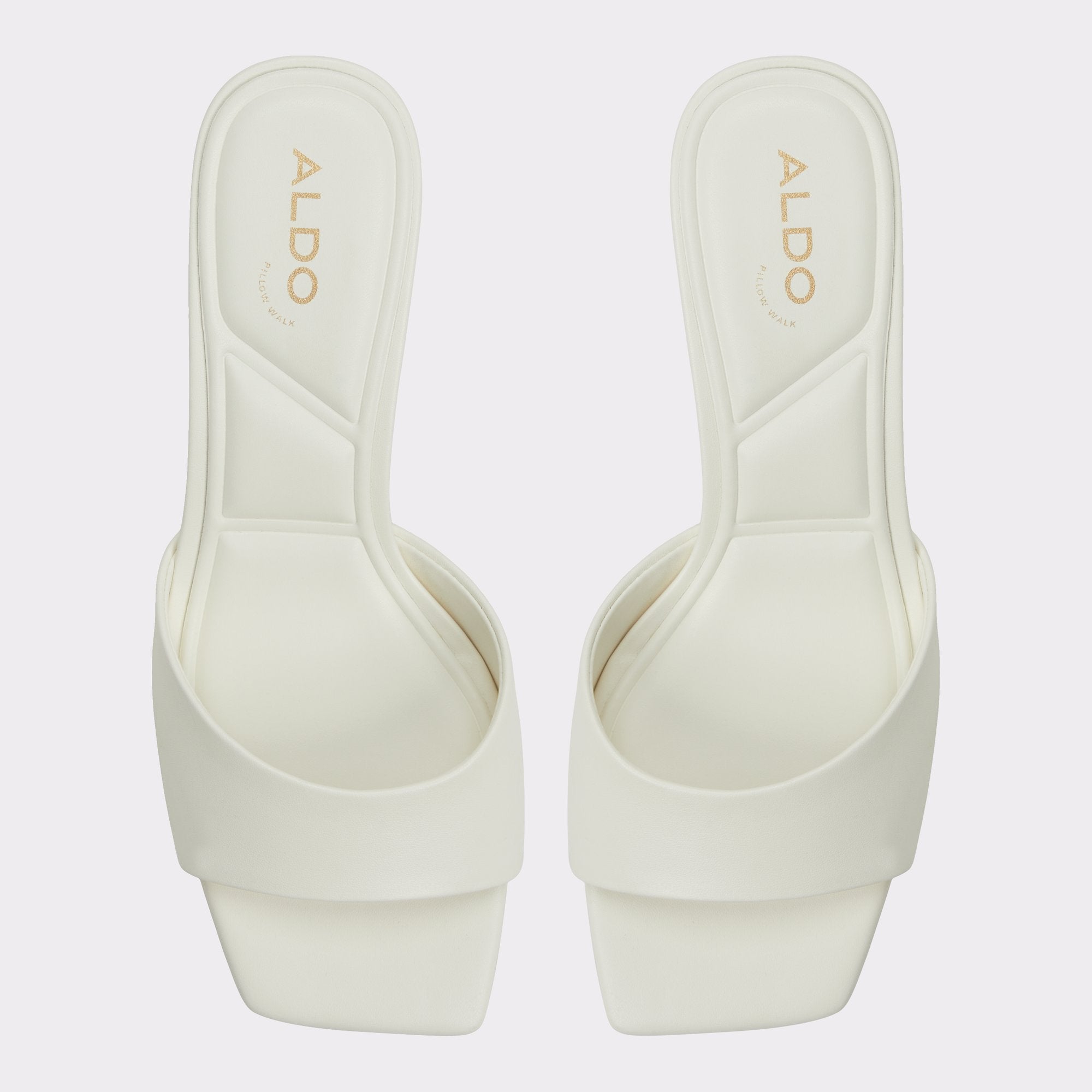Aldo | Enchanting White Women's Heeled mules - Heeled mule, Kitten heel