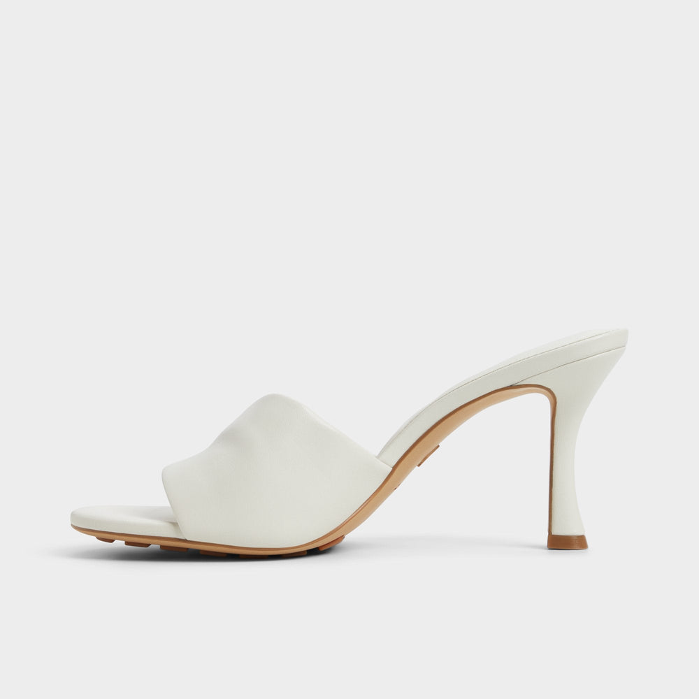 Aldo | Lyhanna White/Bone Women's Heeled mules - Heeled mule, Stiletto heel