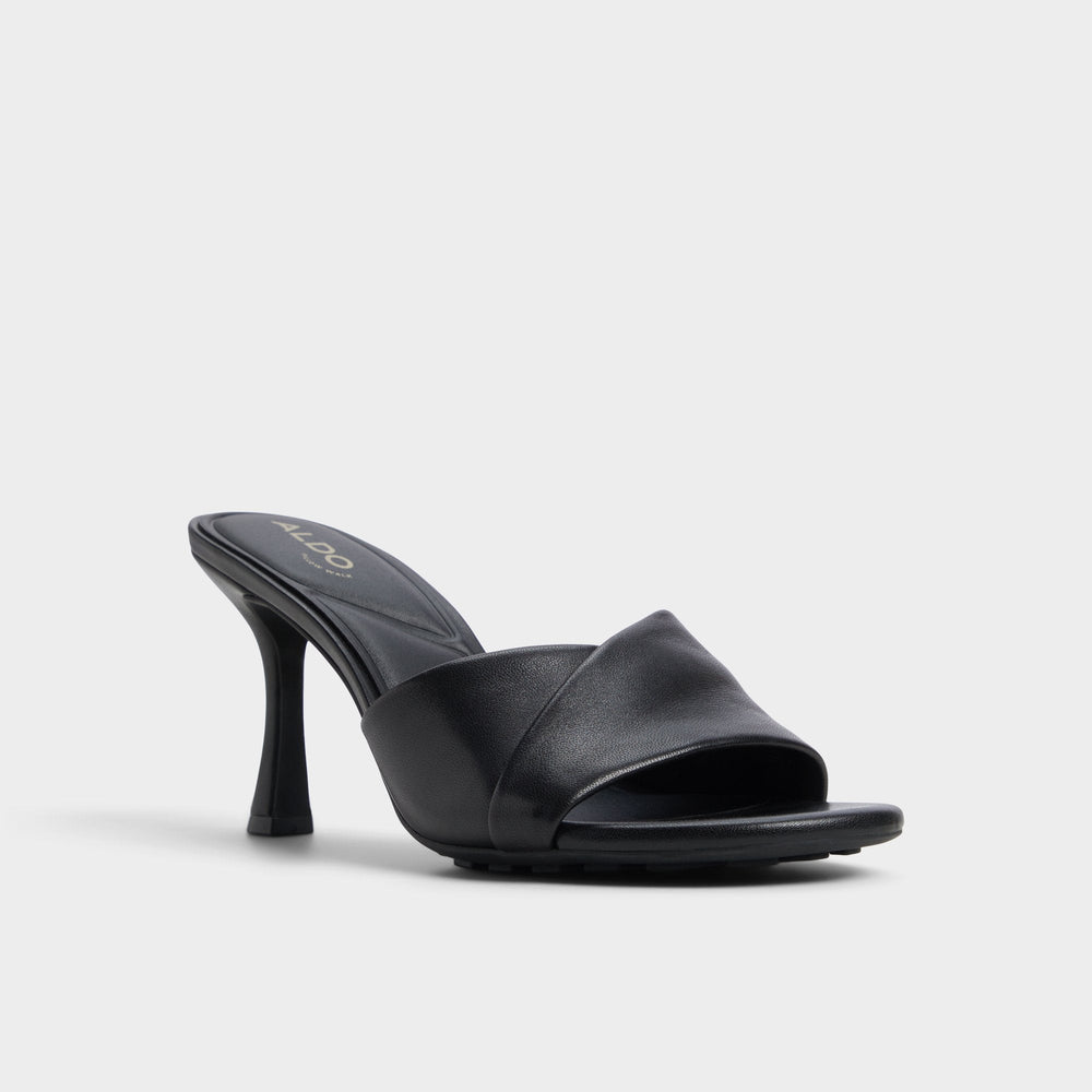 Aldo | Lyhanna Black Women's Heeled mules - Heeled mule, Stiletto heel
