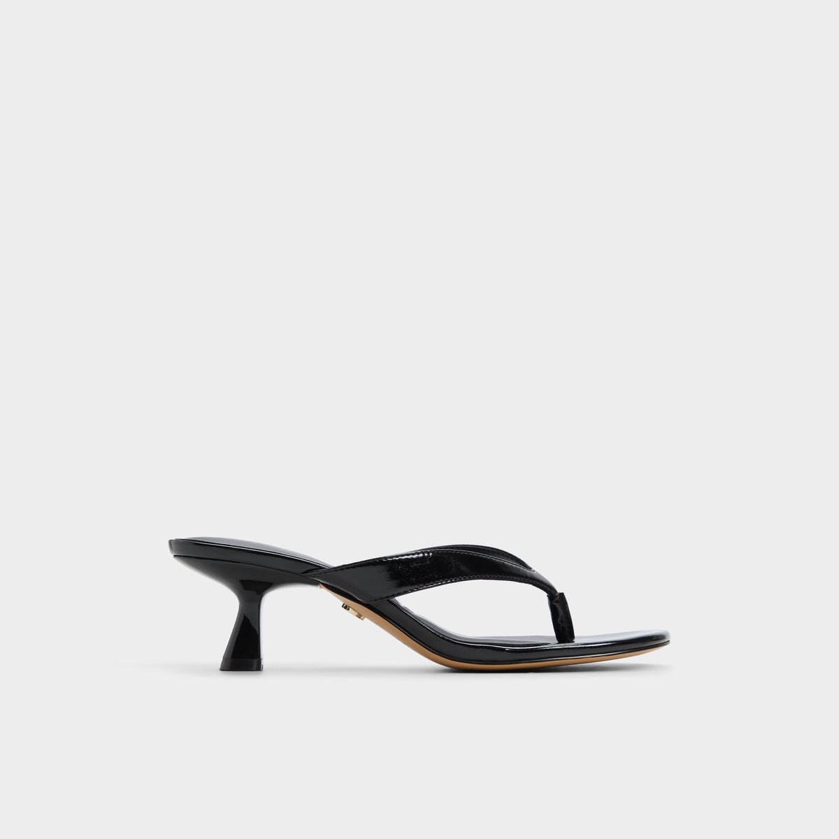 Aldo | Jump Black Women's Strappy sandals - Heeled flip flop, Kitten heel