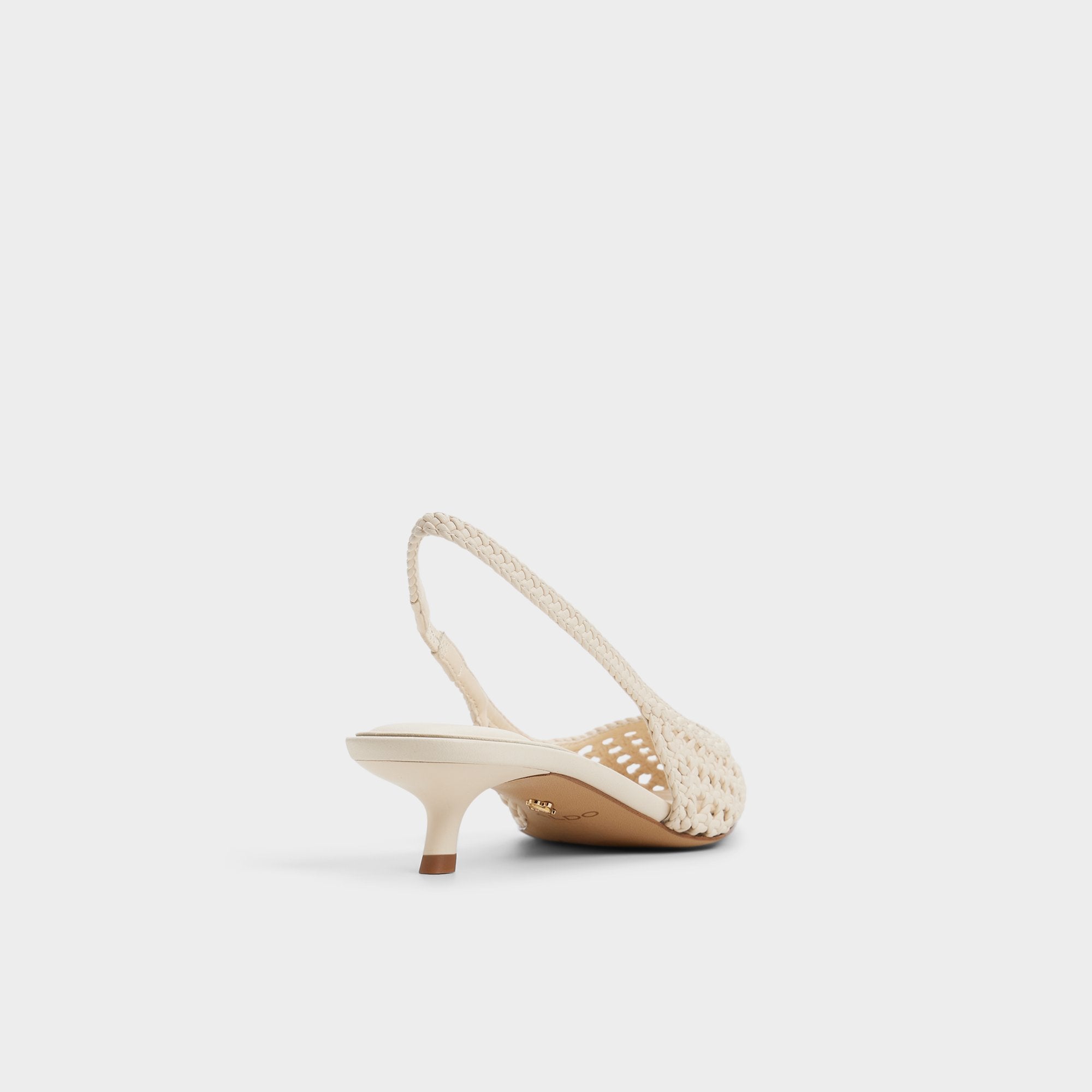 Aldo | Violettia in Light Beige - Sling back high heel, Kitten heel
