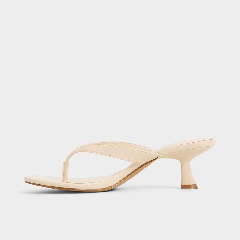 Aldo | Jump in Cream - Heeled flip flop, Kitten heel